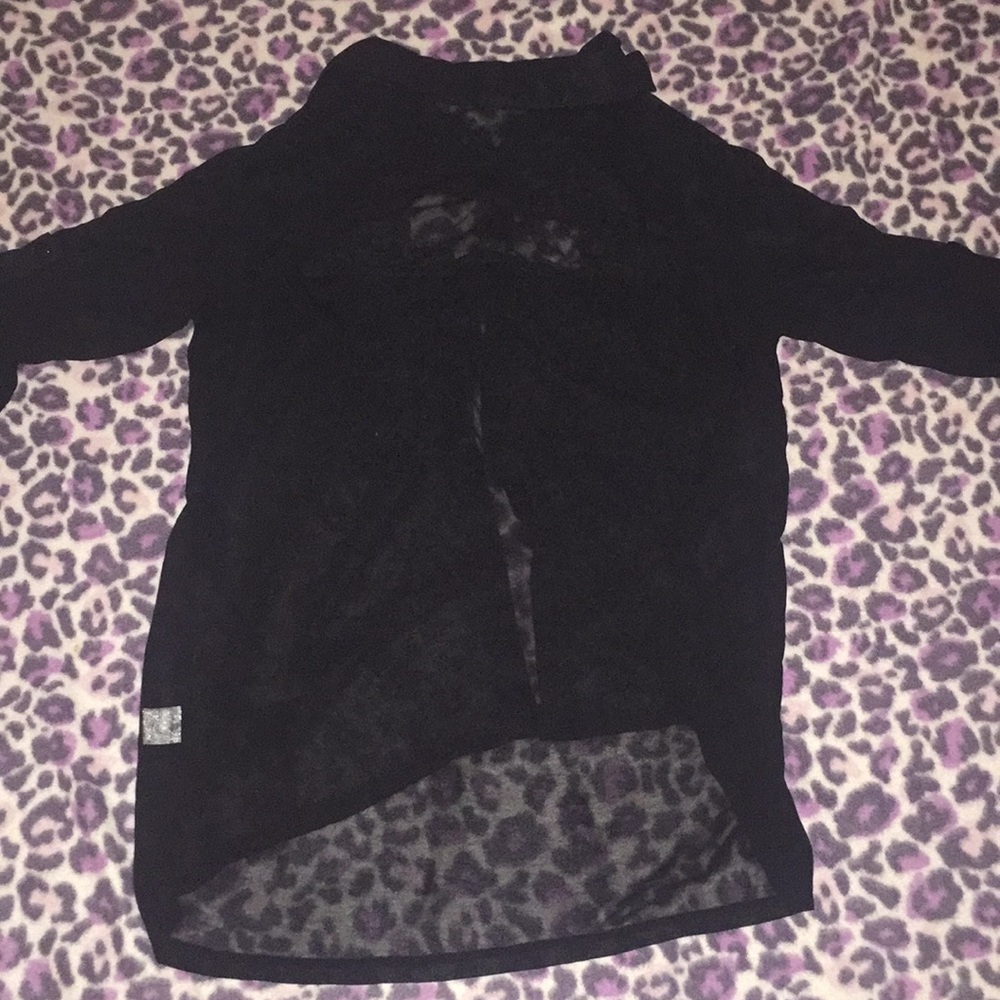 Open back Mesh button up - Picture 2 of 3